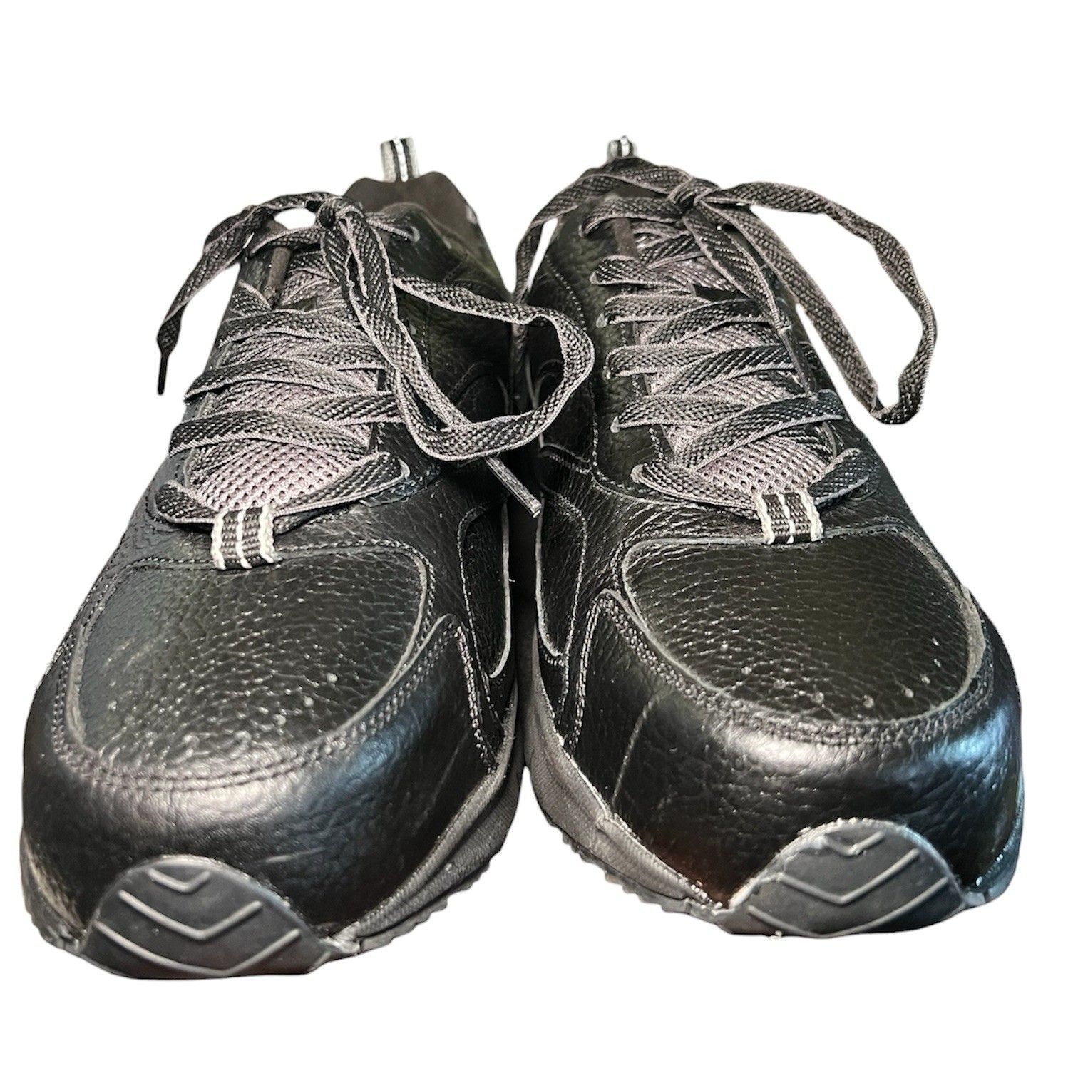 Dr. Comfort Winner Plus Mens Size 9 Wide Width Shoes Black Leather Sneakers